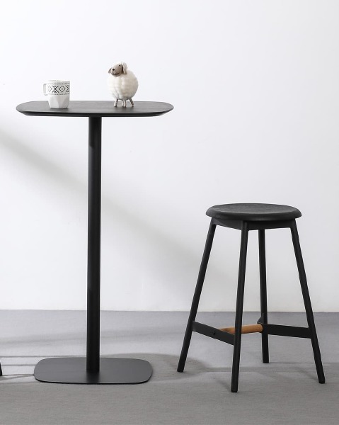 Полубарный стул Stool Group Knobb 9117H65 black