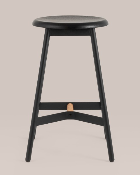 Полубарный стул Stool Group Knobb 9117H65 black