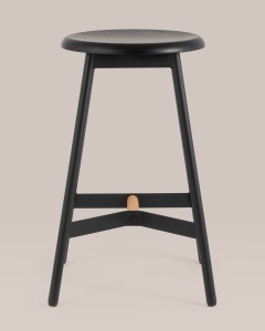 Полубарный стул Stool Group Knobb 9117H65 black