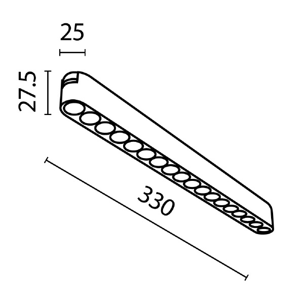 Трековый светильник Maytoni POINTS Radity TR082-1-18W3K-M-W