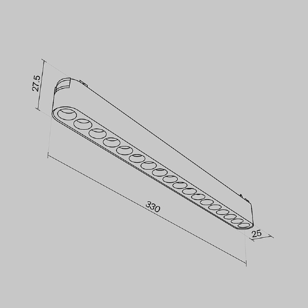 Трековый светильник Maytoni POINTS Radity TR082-1-18W4K-M-B