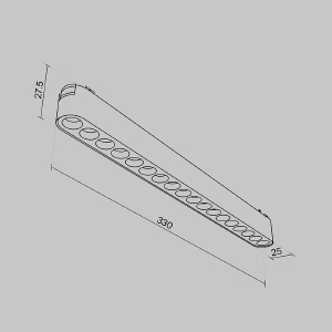 Трековый светильник Maytoni POINTS Radity TR082-1-18W4K-M-B