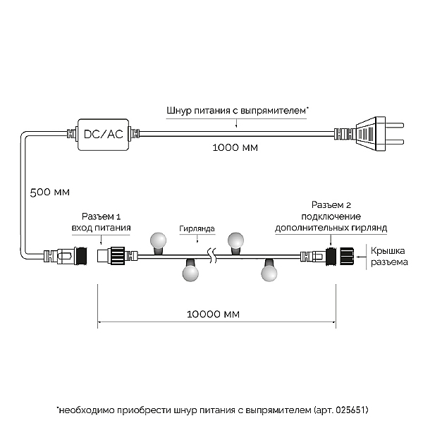 Гирлянда Arlight 025582