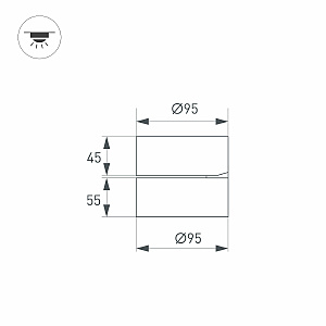 Светильник спот Arlight Rondo Flap 026481