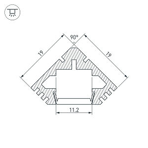 Профиль Arlight Pds 018264