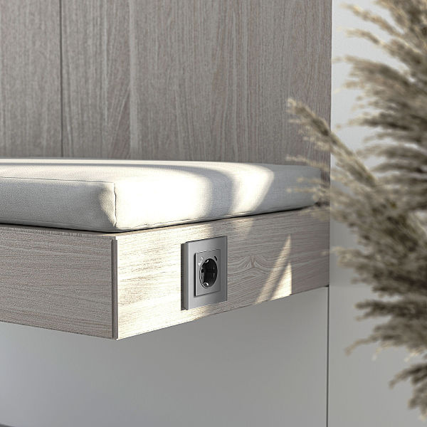 Рамка Werkel W0013106/ Рамка на 1 пост Senso (серебряный, стекло soft-touch)