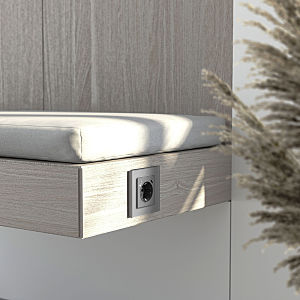 Рамка Werkel W0013106/ Рамка на 1 пост Senso (серебряный, стекло soft-touch)
