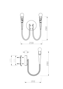 Настенное бра Freya Branches FR5253WL-02N