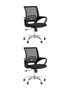 Офисные кресла Stool Group Simple WH-805-2 black X2