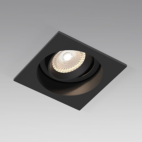 Встраиваемый светильник Elektrostandard Tune 25015/01 GU10 черный