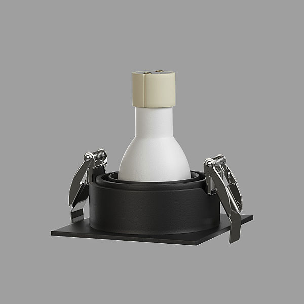 Встраиваемый светильник Elektrostandard Tune 25015/01 GU10 черный