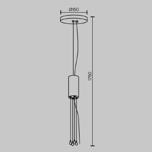 Универсальное крепление Maytoni Zon C032C-04-B-1
