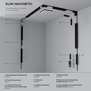 Блок питания Elektrostandard Slim Magnetic Slim Magnetic Блок питания 200W белый 95042/00