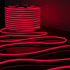 Светодиодный шнур Elektrostandard LS 001 220V 9,6 IP67 Гибкий неон LS001 220V 9.6W 120Led 2835 IP67 односторонний красный, 50 м
