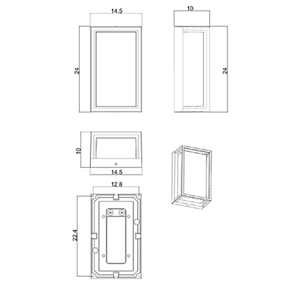 Уличный настенный светильник Arte Lamp Menkar A1332AL-1BK