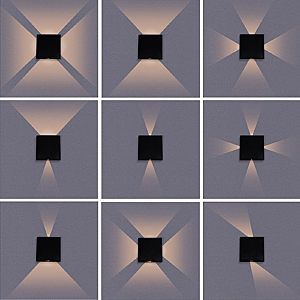 Уличный настенный светильник Arte Lamp Algol A1445AL-4BK