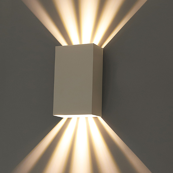 Уличный настенный светильник Arte Lamp Algol A5640AL-2WH