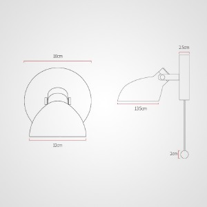 Настенное бра LIGHTERA Outlook LE12513