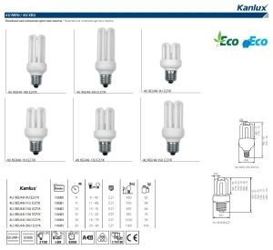 Лампа люминесцентная Kanlux 4U 10683