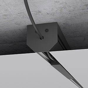 Шинопровод Elektrostandard Slim Magnetic Slim Magnetic Шинопровод в натяжной потолок с декоративными вставками (черный) (2м) 85204/00