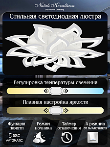 Потолочная люстра Natali Kovaltseva Olimp LED LAMPS 81335