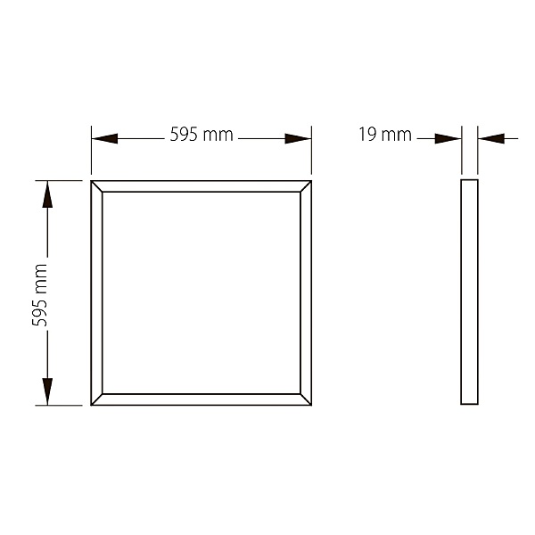 Светильник армстронг Volpe Ulp-q105 ULP-Q105 6060-45W/NW WHITE