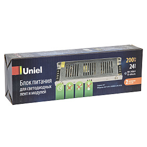 Драйвер для LED ленты Uniel UET-VAS-200B20 24V IP20