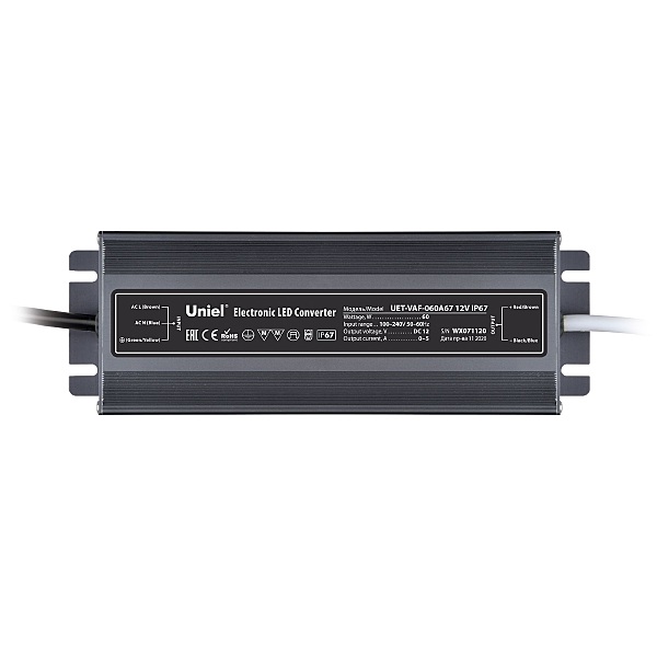 Драйвер для LED ленты Uniel UET-VAF-060A67 12V IP67
