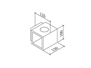 Уличный настенный светильник SWG DesignLed JY LW-A0100A-BL-WW