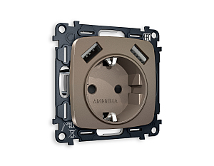 Розетка Ambrella Volt OMEGA MO639010