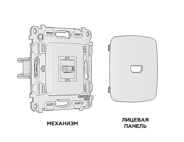 Розетка Ambrella Volt OMEGA MO664010