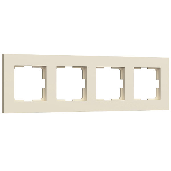 Рамка Werkel Slab айвори софт W0042962/ Рамка на 4 поста Slab (айвори софт)