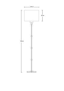 Торшер Arte Lamp Jamie A4090PN-1BK