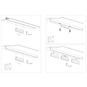 Трековый светильник iLEDEX TECHNICAL VISION48/22 4822-004-L300-12W-110DG-3000K-BK