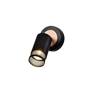 Светильник спот Gerhort G81055 G81055/1wBK+BR BK
