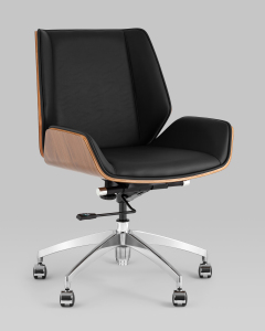 Кресло офисное Stool Group Crown A312-A 8383-29 walnut back