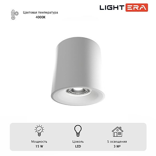 Накладной светильник LIGHTERA Shamrock LE201CL-1WB