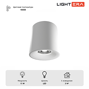 Накладной светильник LIGHTERA Shamrock LE201CL-1WB