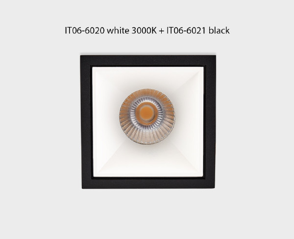 Встраиваемый светильник Italline IT06-6020 white 3000K + IT06-6021 white