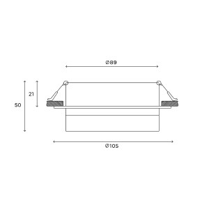 Встраиваемый светильник Hesby Lighting HSBL_0129