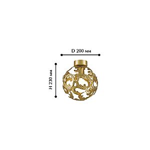 Светильник потолочный Favourite Dorata 1469-1U