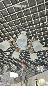 Потолочная люстра Alfa Bridge White 24305